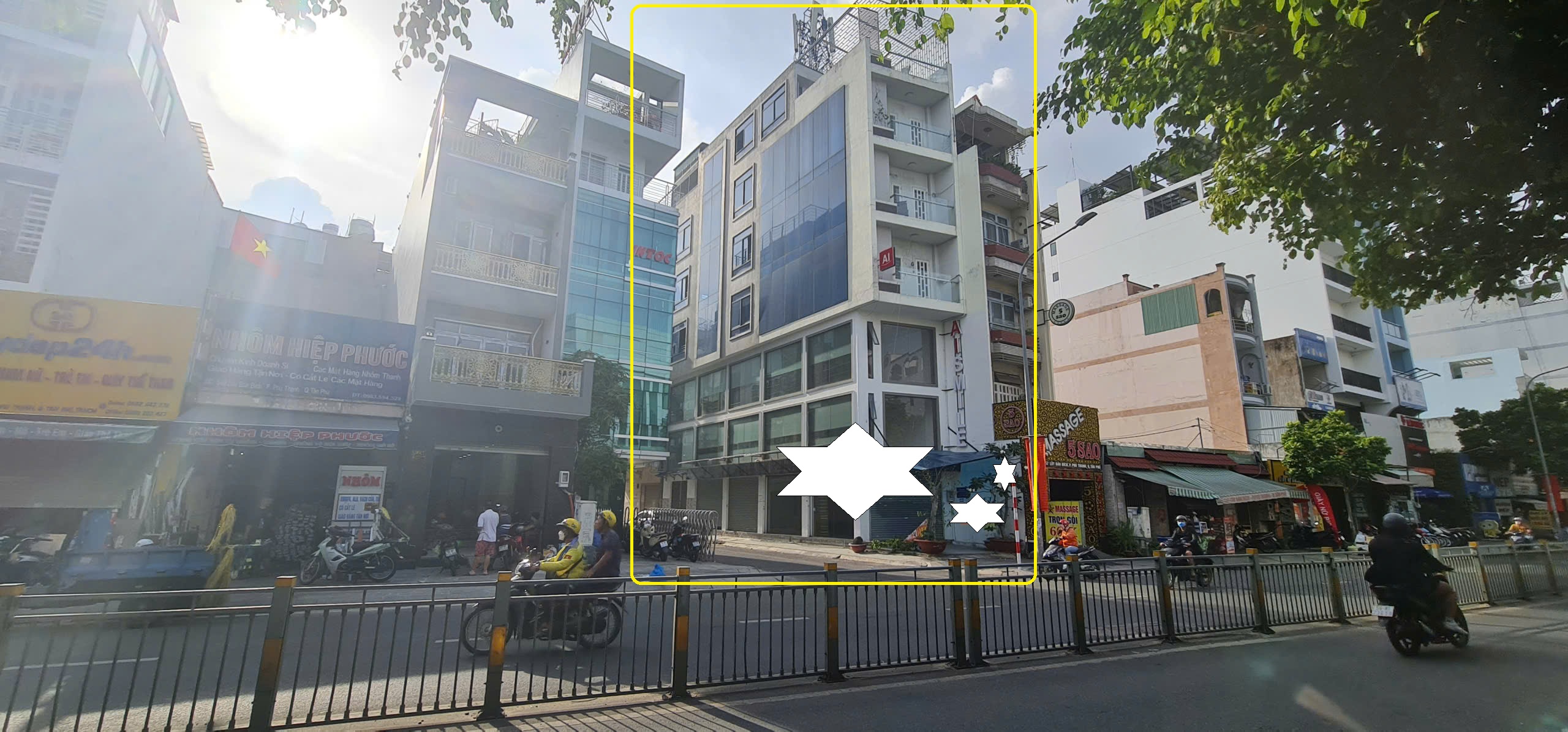 Cho thuê Tòa nhà 2 Mặt tiền Lũy Bán Bích 80m² -  7 TẦNG- KHU THƯƠNG HIỆU SẦM UẤT - Ảnh 1